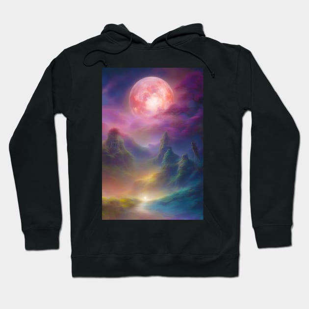 The Moon Hoodie by JDI Fantasy Images